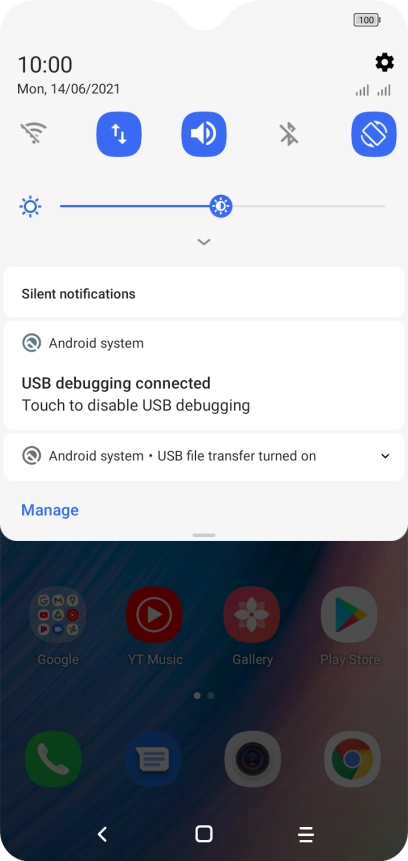 Press Android System.