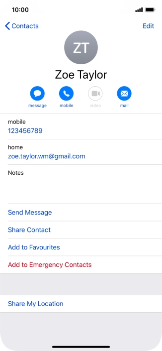 Press the required number.