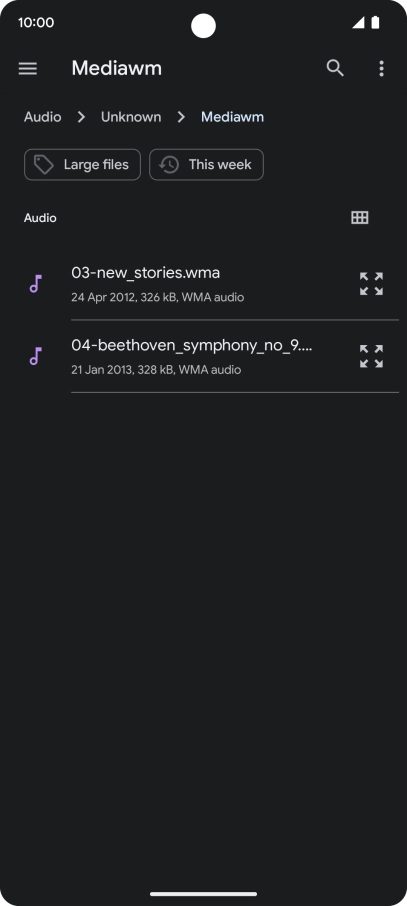 Press the required ring tone to add it to the list of ring tones. Press the required ring tone to add it to the list of ring tones.