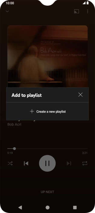 Press Create a new playlist.