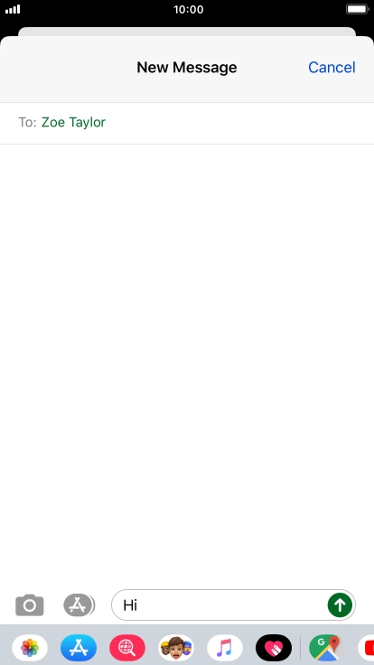 Press the picture icon.