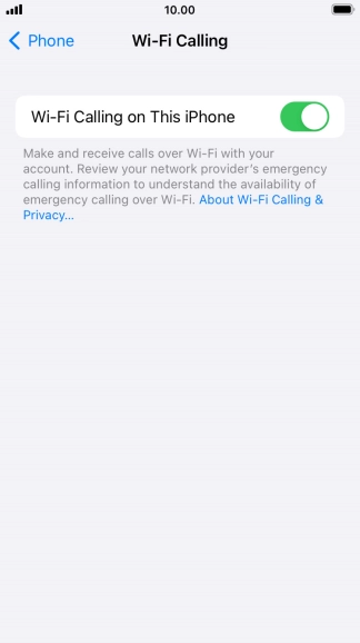 Press the Home key to return to the home screen.