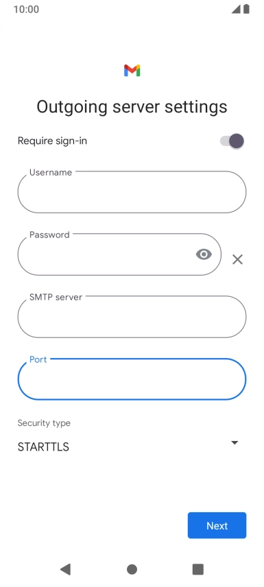 Press the drop down list below 
