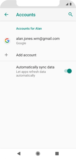 Press the Home key to return to the home screen.