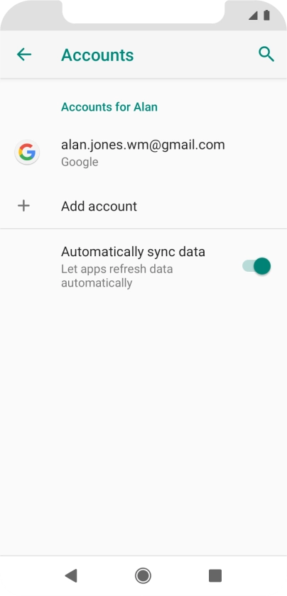 Press the Home key to return to the home screen.