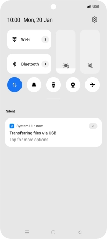 Press Tap for more options.