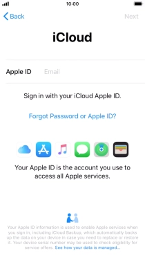 Press the field next to 