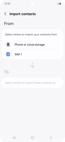 Press the name of the SIM.