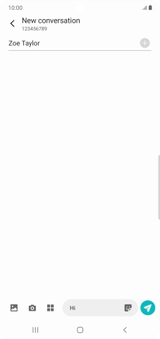 Press the picture icon. Press the picture icon.