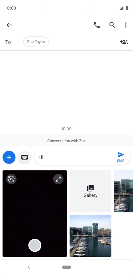 Press Gallery and go to the required folder.