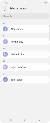 Press the field above 