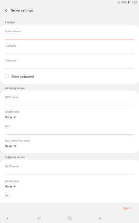 Press the field below 