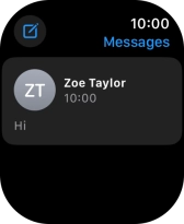 Press the required text message.