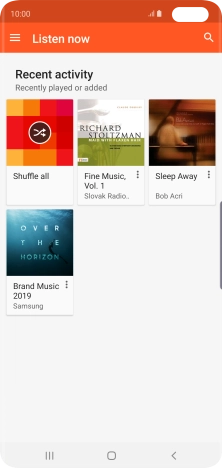 Slide your finger right starting from the left side of the screen. Slide your finger right starting from the left side of the screen.