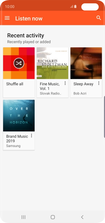 Slide your finger right starting from the left side of the screen. Slide your finger right starting from the left side of the screen.