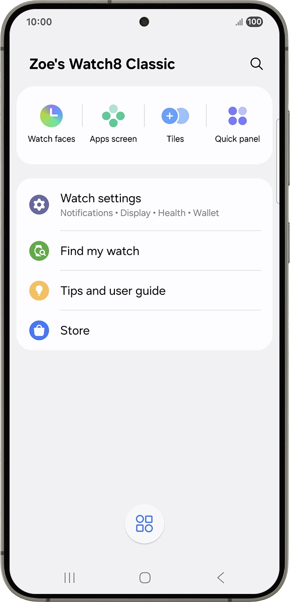 On your phone: Press Find My Watch.