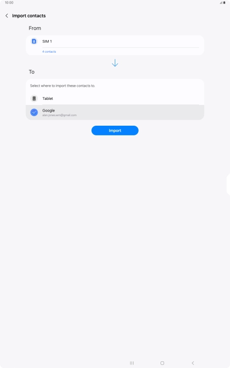 Press Import. Press Import.