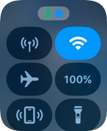 Press the mobile data icon to turn the function on or off.