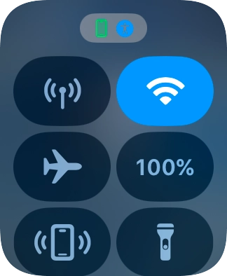 Press the mobile data icon to turn the function on or off.