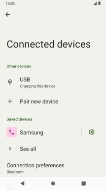 Press the Home key to return to the home screen.