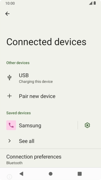 Press the Home key to return to the home screen.