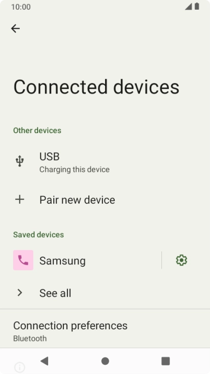 Press the Home key to return to the home screen.