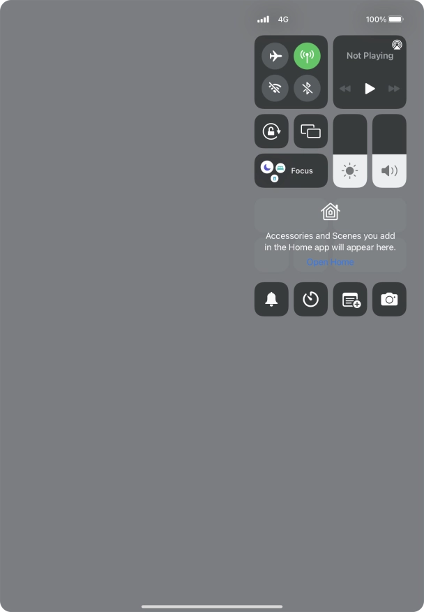 Press the sound mode icon to turn silent mode on or off.
