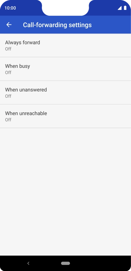 Press the Home key to return to the home screen.