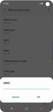Key in 03 and press OK. Key in 03 and press OK.
