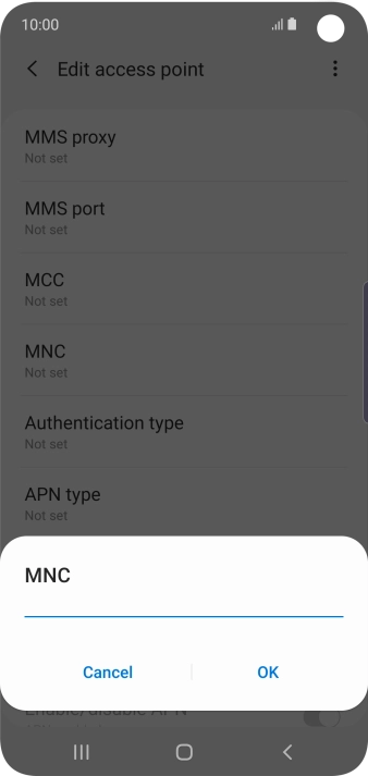Key in 03 and press OK. Key in 03 and press OK.