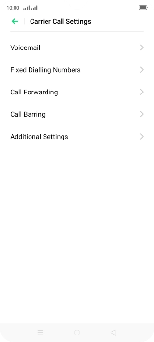 Press Additional Settings.
