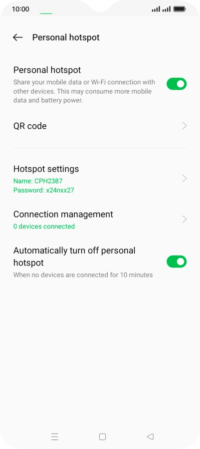 Press the Home key to return to the home screen.