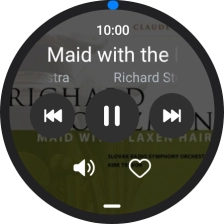 Press arrow right to go to the next audio file.