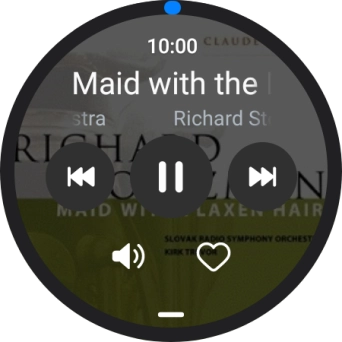 Press arrow right to go to the next audio file.