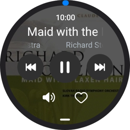 Press arrow right to go to the next audio file.