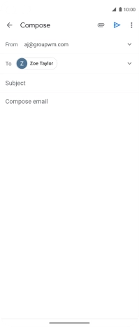 Press Subject and key in the required subject.