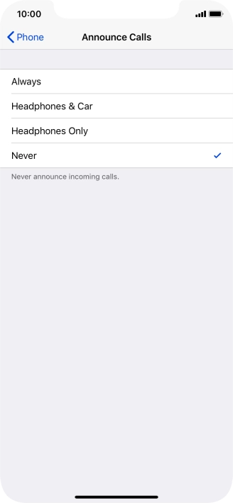 Press Always to turn on the function when silent mode is turned off.