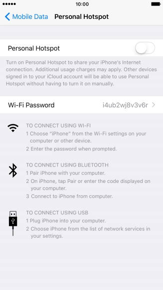 Press the indicator to turn on the function.