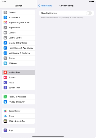 Press the indicator next to Press the indicator next to