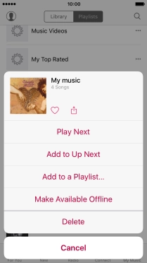 Press Make Available Offline.
