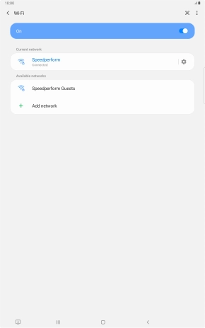 Press the Home key to return to the home screen.