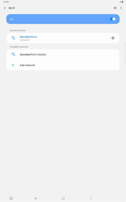 Press the Home key to return to the home screen.