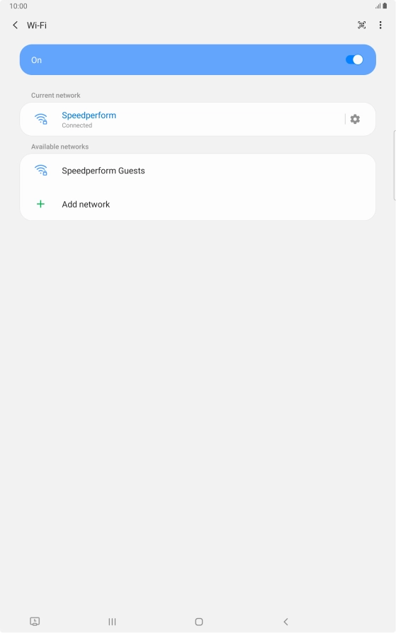 Press the Home key to return to the home screen.