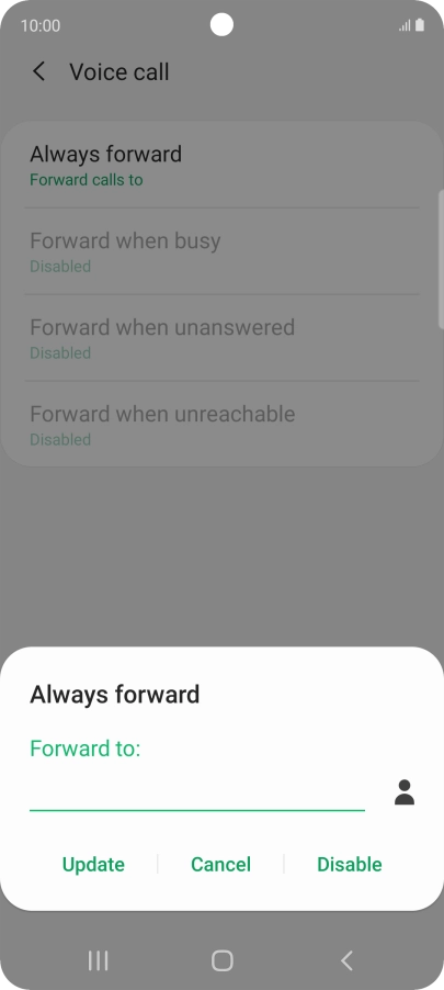 Press Disable. Press Disable.