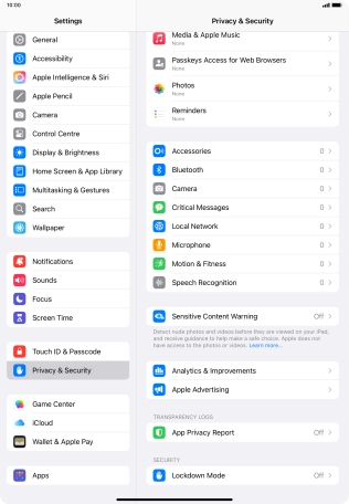 Press Sensitive Content Warning.