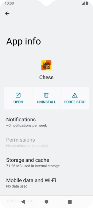 Press Storage and cache.