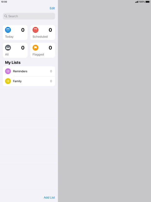 Press the Home key to return to the home screen.