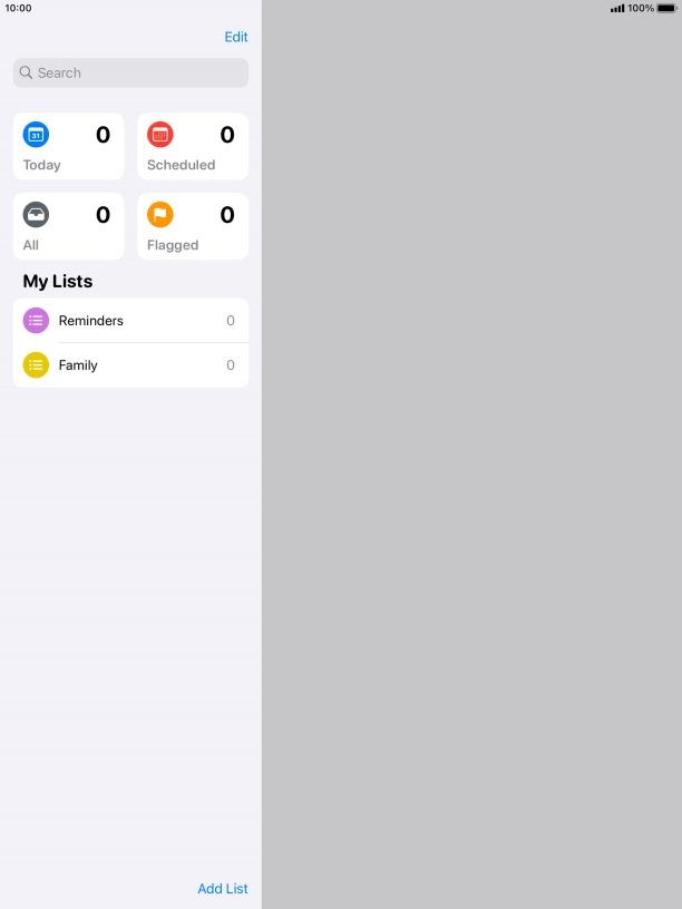 Press the Home key to return to the home screen.