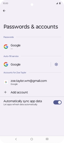 Press the Home key to return to the home screen.