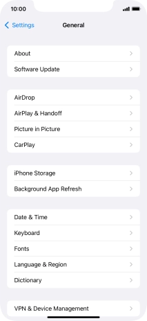 Press Software Update. If a new software version is available, it's displayed. Follow the instructions on the screen to update the phone software.